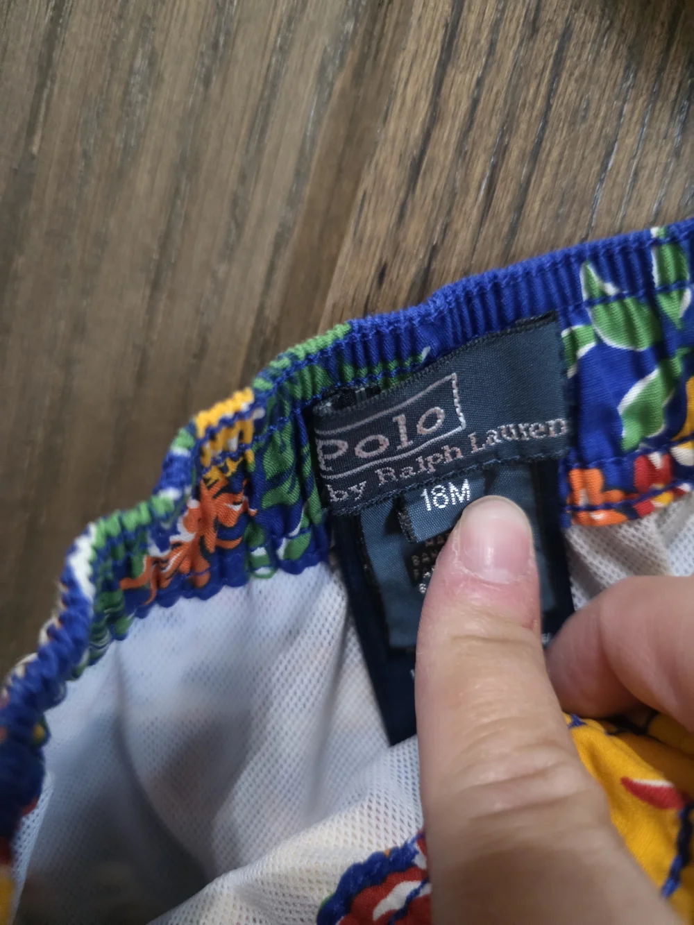 Polo by Ralph Lauren Blue Multicolor Kids Swim Trunks